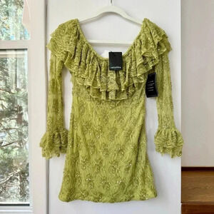 retrofete gabrielle dress green Gabrielle Sequin Robe – Retrofete main image 1